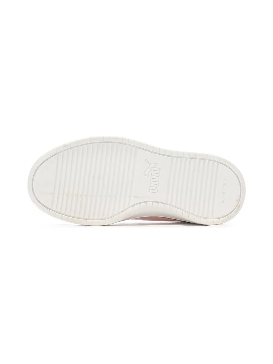 Baskets Blanches/Rose Fille Puma Rickie 6
