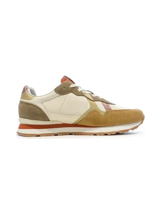 Baskets Écru/Camel Femme Pepe jeans Brit Print 2