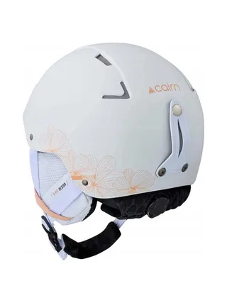 Casque de Ski Blanc Femme Cairn Flow Mat 2