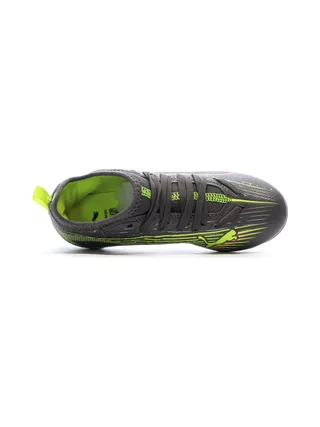 Chaussures de Foot Gris/Jaune Junior Puma Ultra 5 Match FG/AG 4