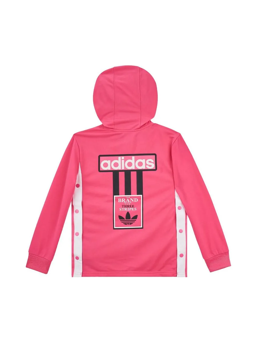 Sweat Rose Fille Adidas Fz Hoodie 3