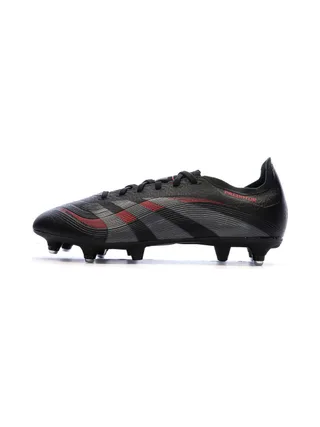 Chaussures de Foot Noir/Rouge Homme Adidas Predator League SG 1