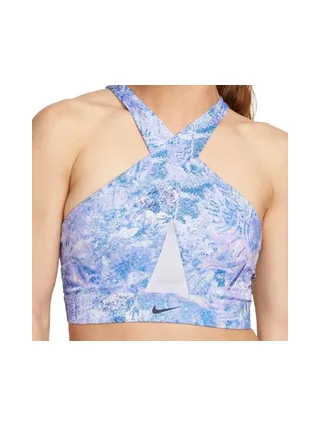 Brassière Bleu/Blanc Femme Nike Aop 1