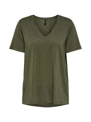 T-shirt Kaki Femme Only Harly 1
