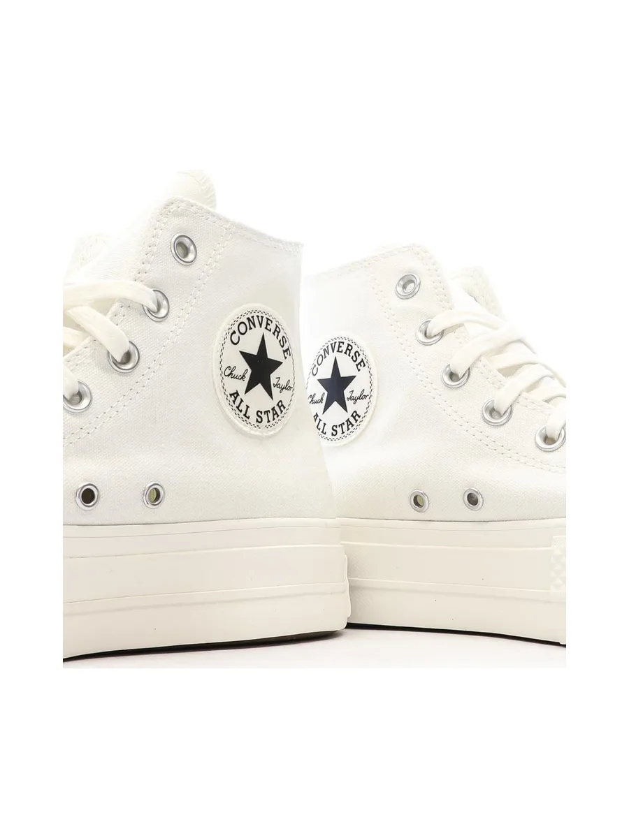 Baskets Blanches Femme Converse Chuck Taylor All Star Perles 8