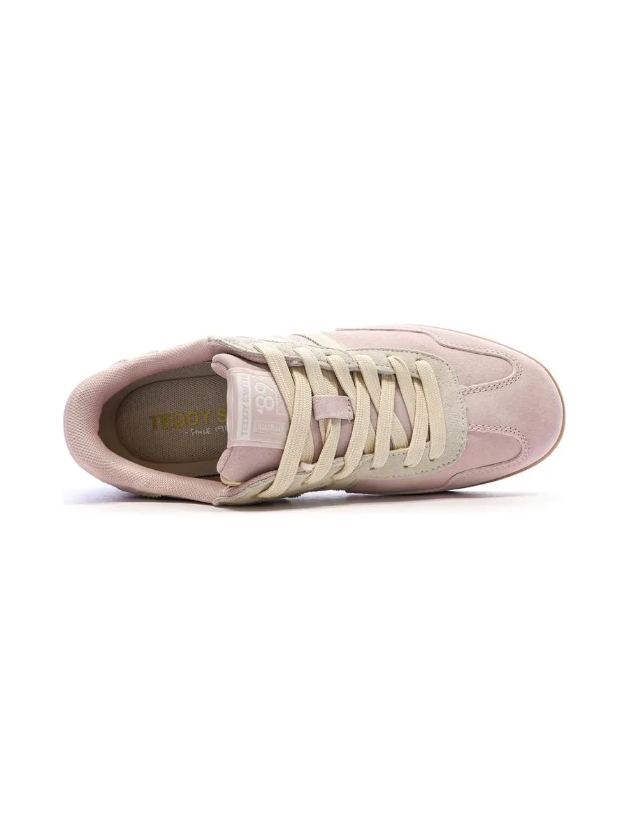 Baskets Rose/Ecru Femme Teddy Smith 120519 4