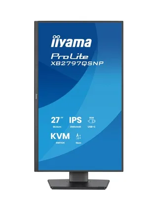 27'' IPS QHD 75Hz puertos y KVM Pro Max 3