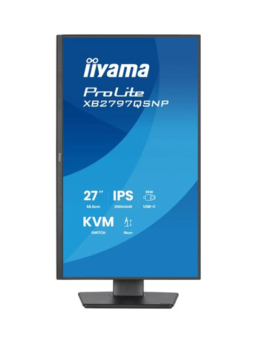 27'' IPS QHD 75Hz puertos y KVM Pro Max 3