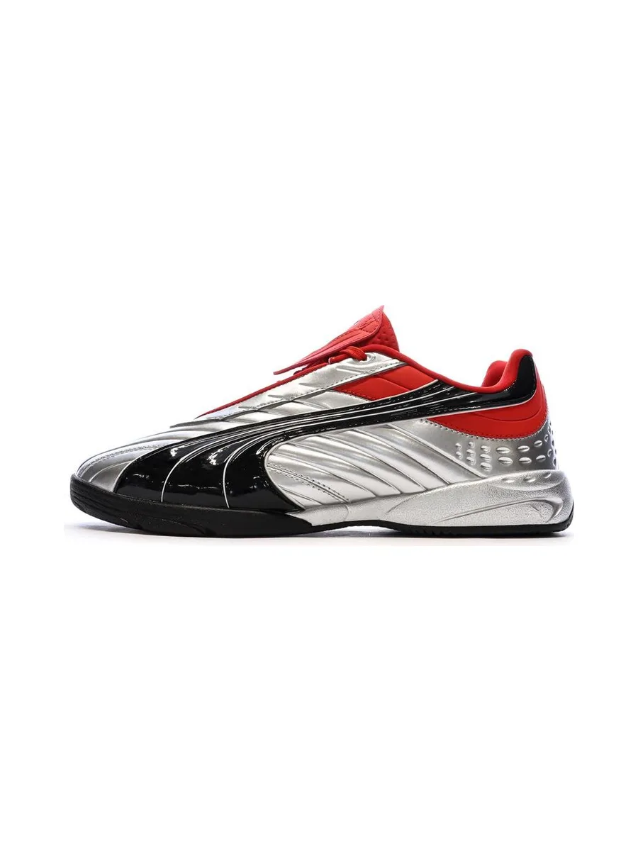 Baskets Noires/Rouges/Argent Homme Puma Goalgetter 2