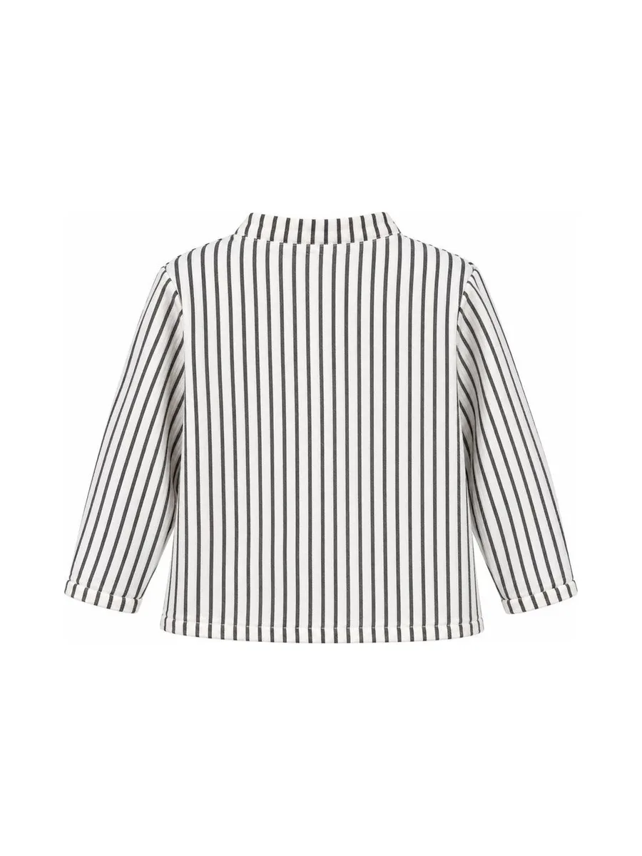 Chemise Beige/Gris Garçon P'tit Mome Enzo 3