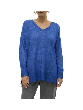 Pull Bleu Roi Femme Vero Moda Pullover 1