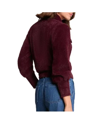 Gilet Zippé Prune Femme Morgan DOMI 2