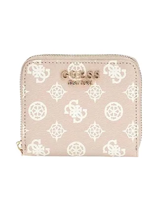 Portefeuille Rose Femme Guess Laurel Slg Small 1