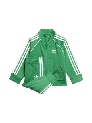 Survêtement Vert Garçon Adidas Tracksuit 1