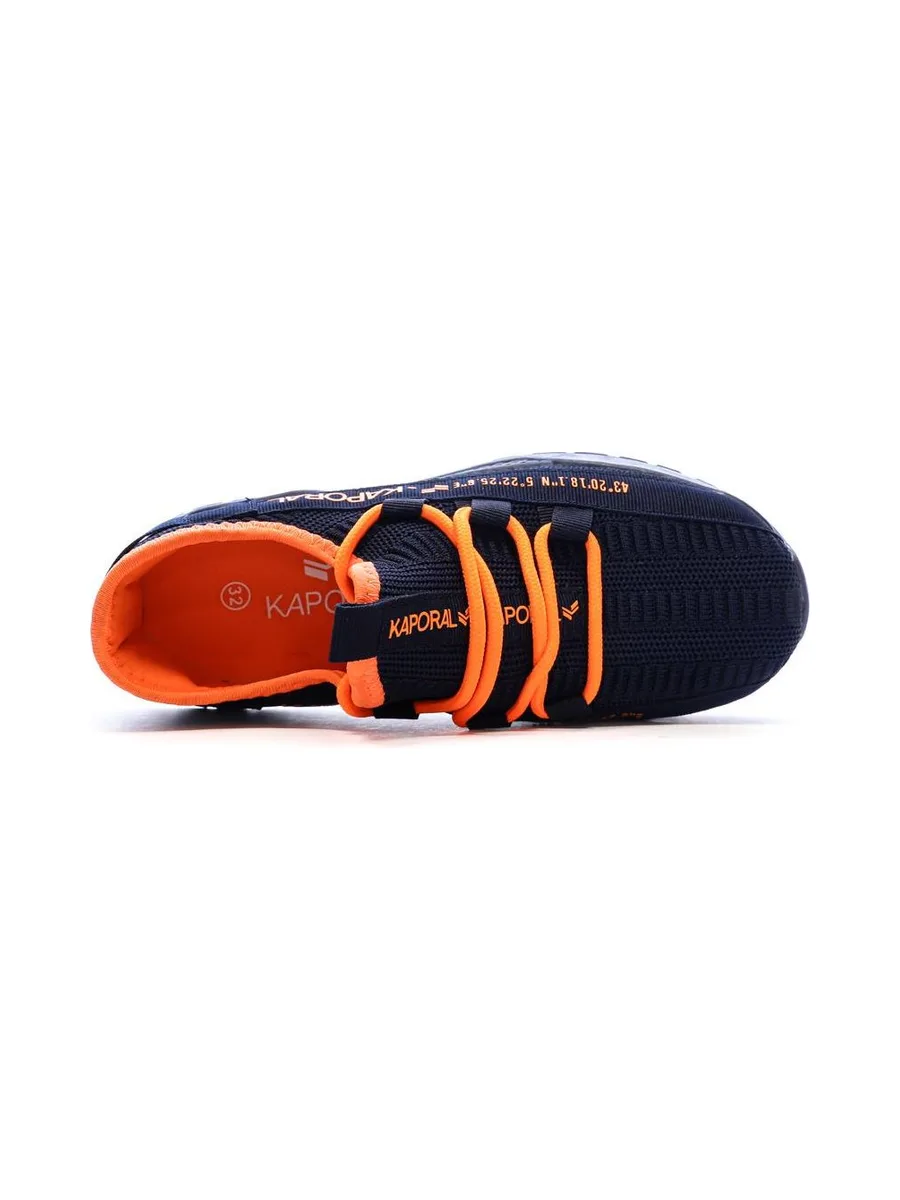 Baskets Marine/Orange Garçon Kaporal Dofini 5