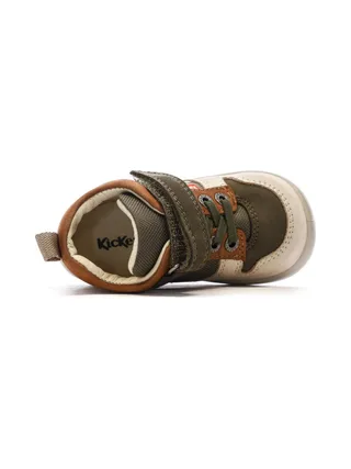 Baskets Hautes Beige/Camel Garçon Kickers Bottillon 4