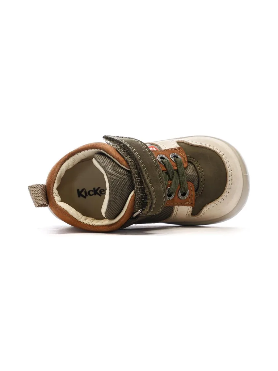 Baskets Hautes Beige/Camel Garçon Kickers Bottillon 4