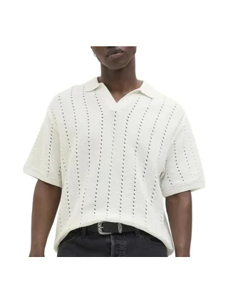 Polo Blanc Homme Jack & Jones Paros Knit 1