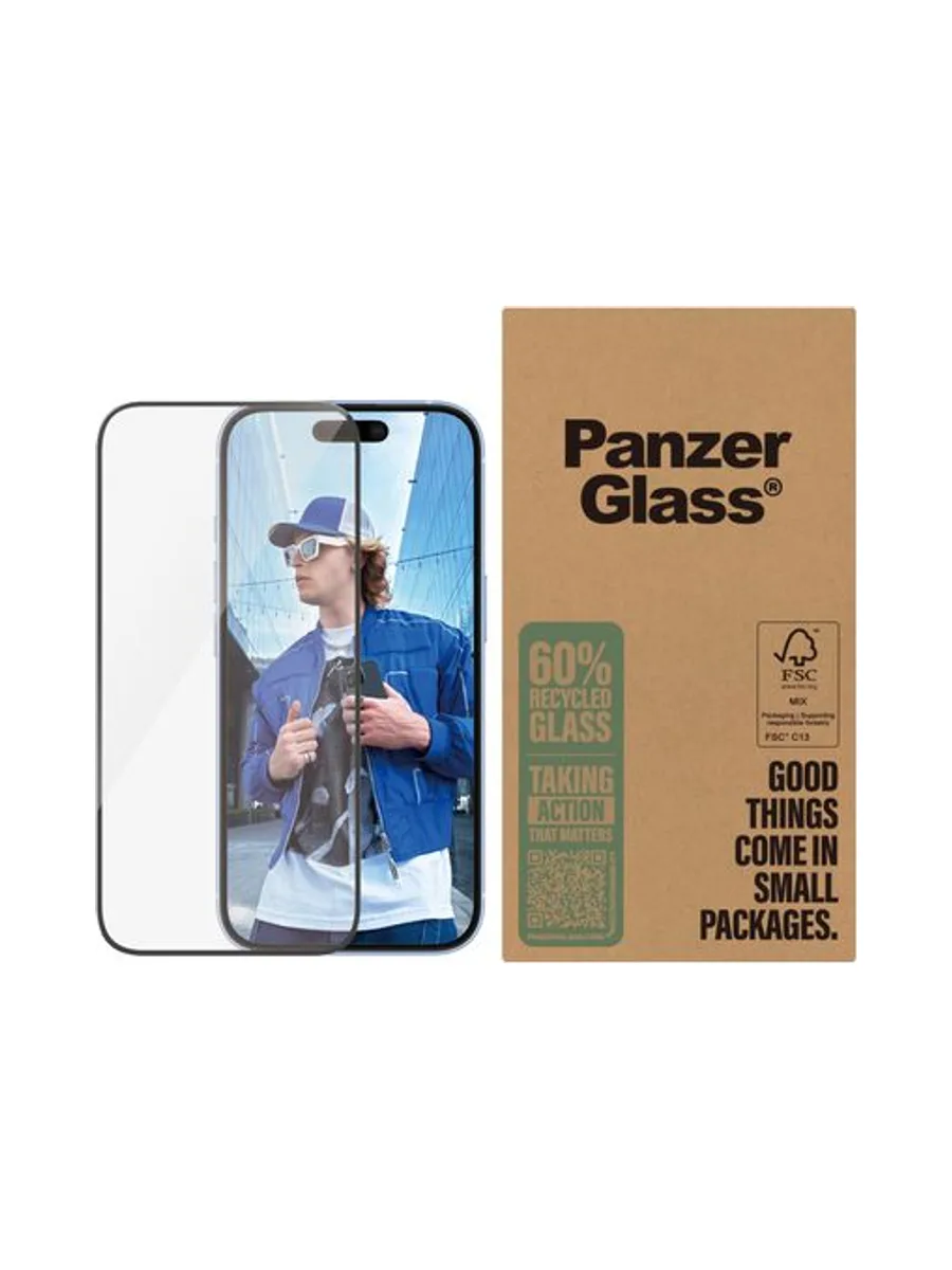 PanzerGlass ® Screen Protector iPhone 16 | 15 | Ultra-Wide Fit | Bulk 2