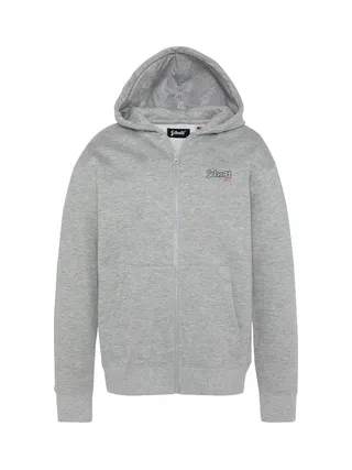 Sweat Zippé Gris Garçon Schott Cap 1