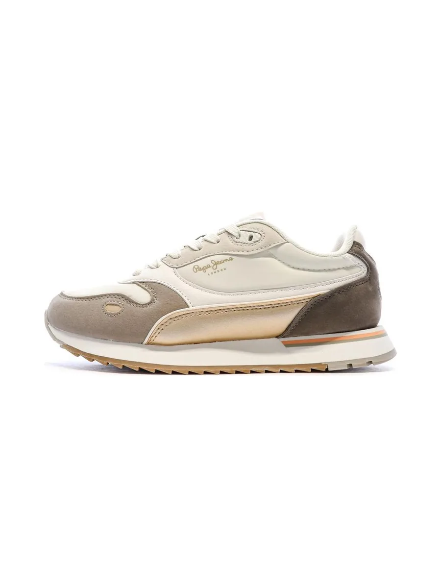 Baskets Beige Femme Pepe jeans Bexley City 2