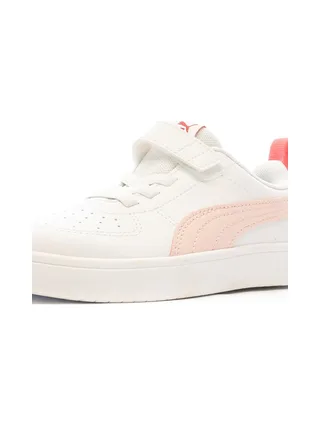 Baskets Blanches/Rose Fille Puma Rickie 7