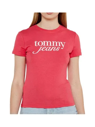 T-shirt Rose Femme Tommy Hilfiger Essential 1