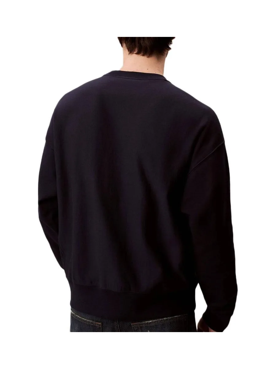 Sweat Marine Homme Calvin Klein Jeans 350terry Mono 3