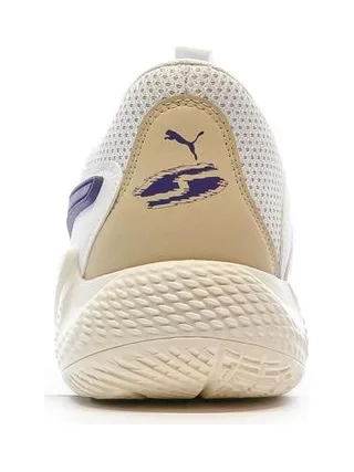 Chaussures de Basketball Homme Blanc Puma Court Rider 3
