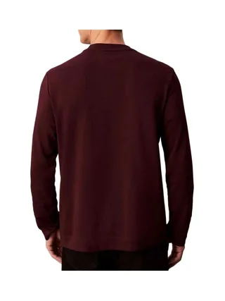 T-shirt Manches longues Marron Homme Calvin Klein Jeans Luxe 2