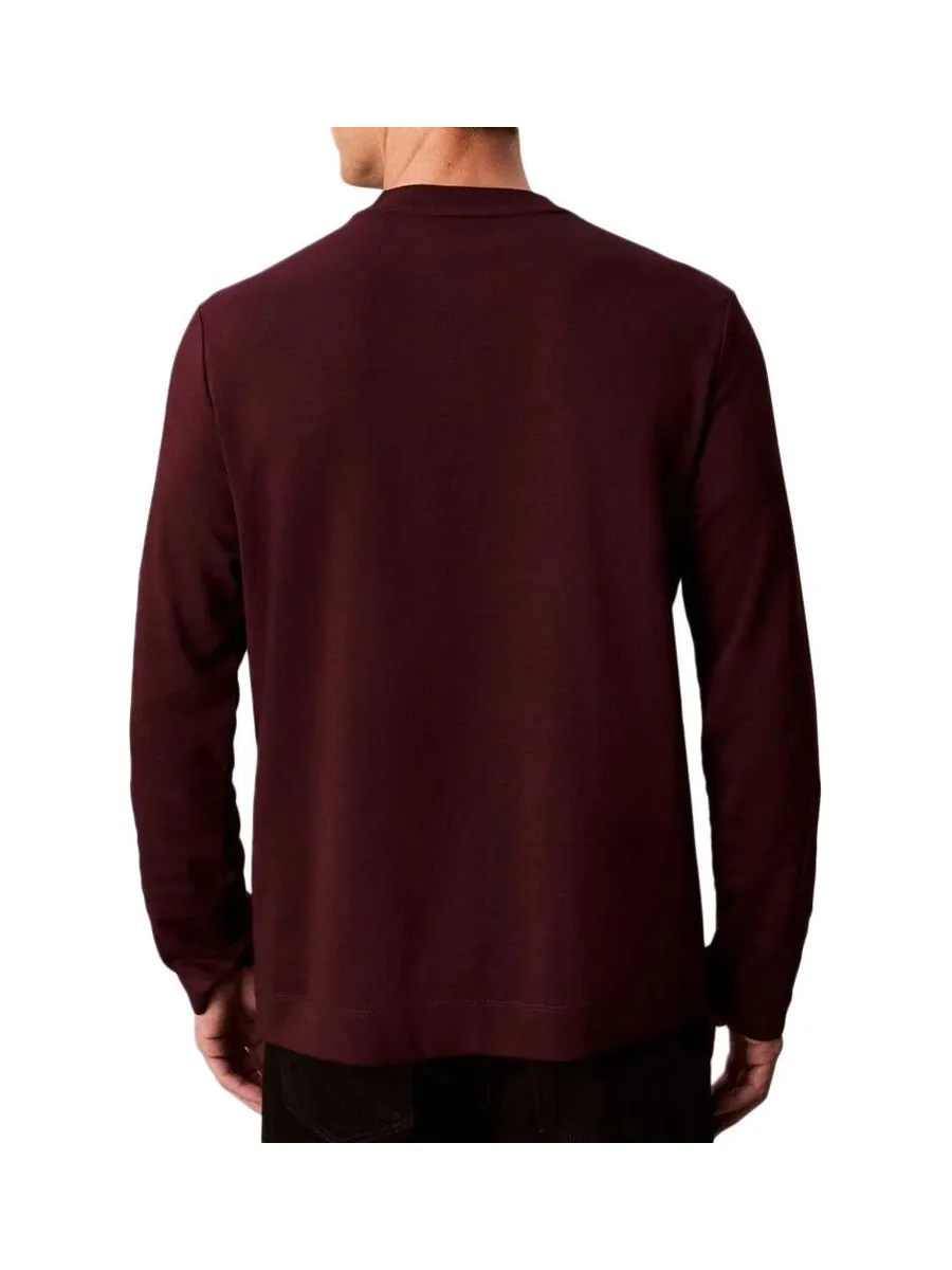 T-shirt Manches longues Marron Homme Calvin Klein Jeans Luxe 3