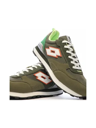 Baskets Kaki/Blanche Homme Lotto Twenty 5 7