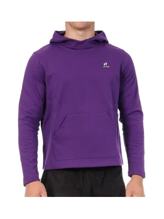 Sweat Violet Homme Le Coq Sportif Hoodys 1