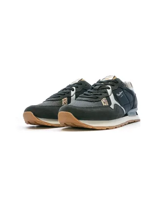 Baskets Noir Femme Pepe jeans Brit Print Night 6