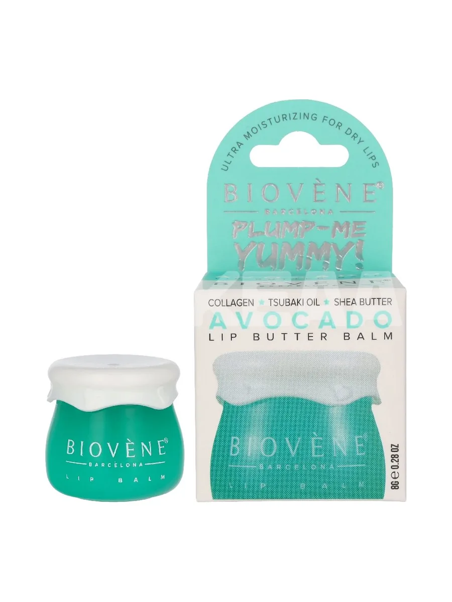 Biovene Plump-Me Yummy! Avocado Lip Butter Balm 8g 1