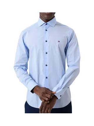 Chemise Bleu Homme Tommy Hilfiger Poplines 1