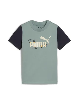 T-shirt Vert Enfant Puma Sandy Adventures 1