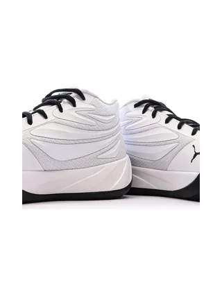Chaussures de Basketball Grises/Blanches Homme Puma Court Pro 7