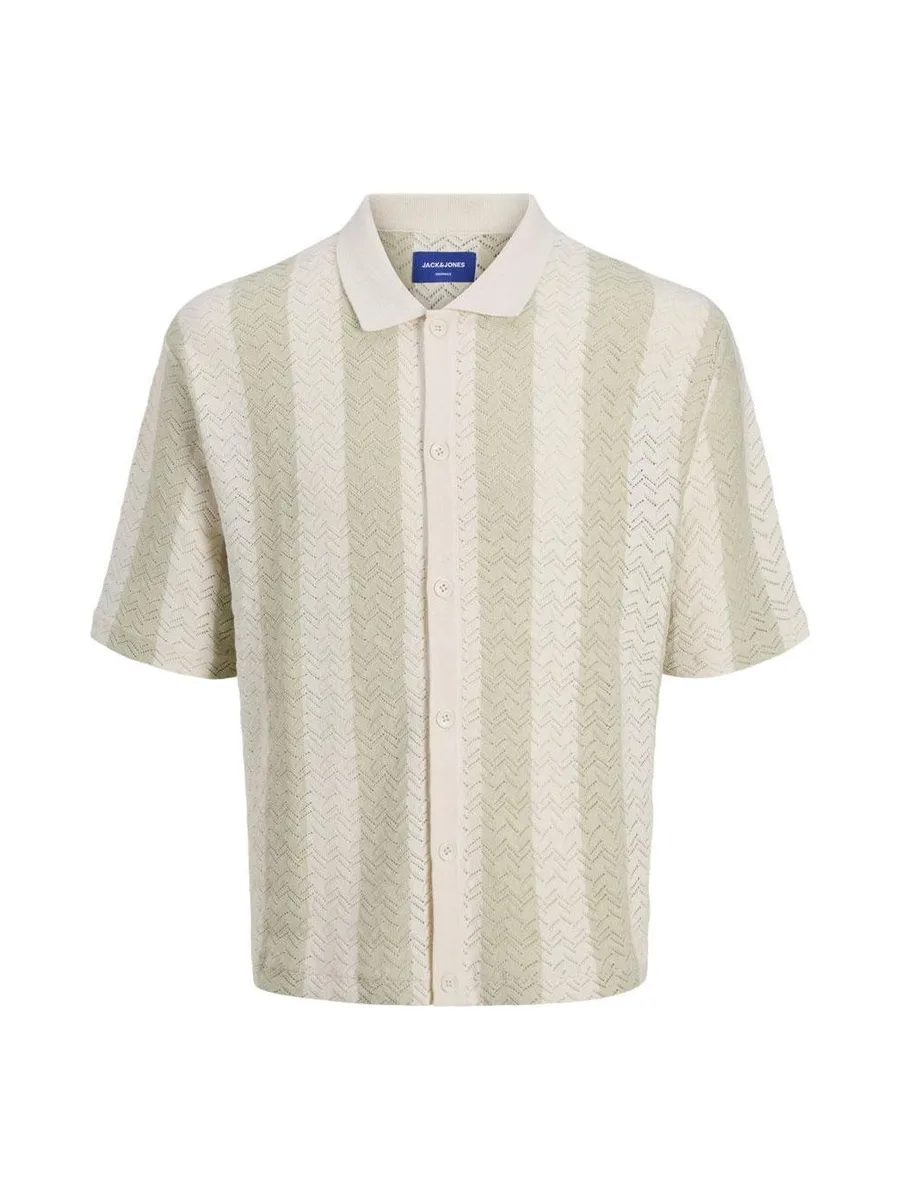 Chemise Beige/Verte Homme Jack & Jones Ortyler 2