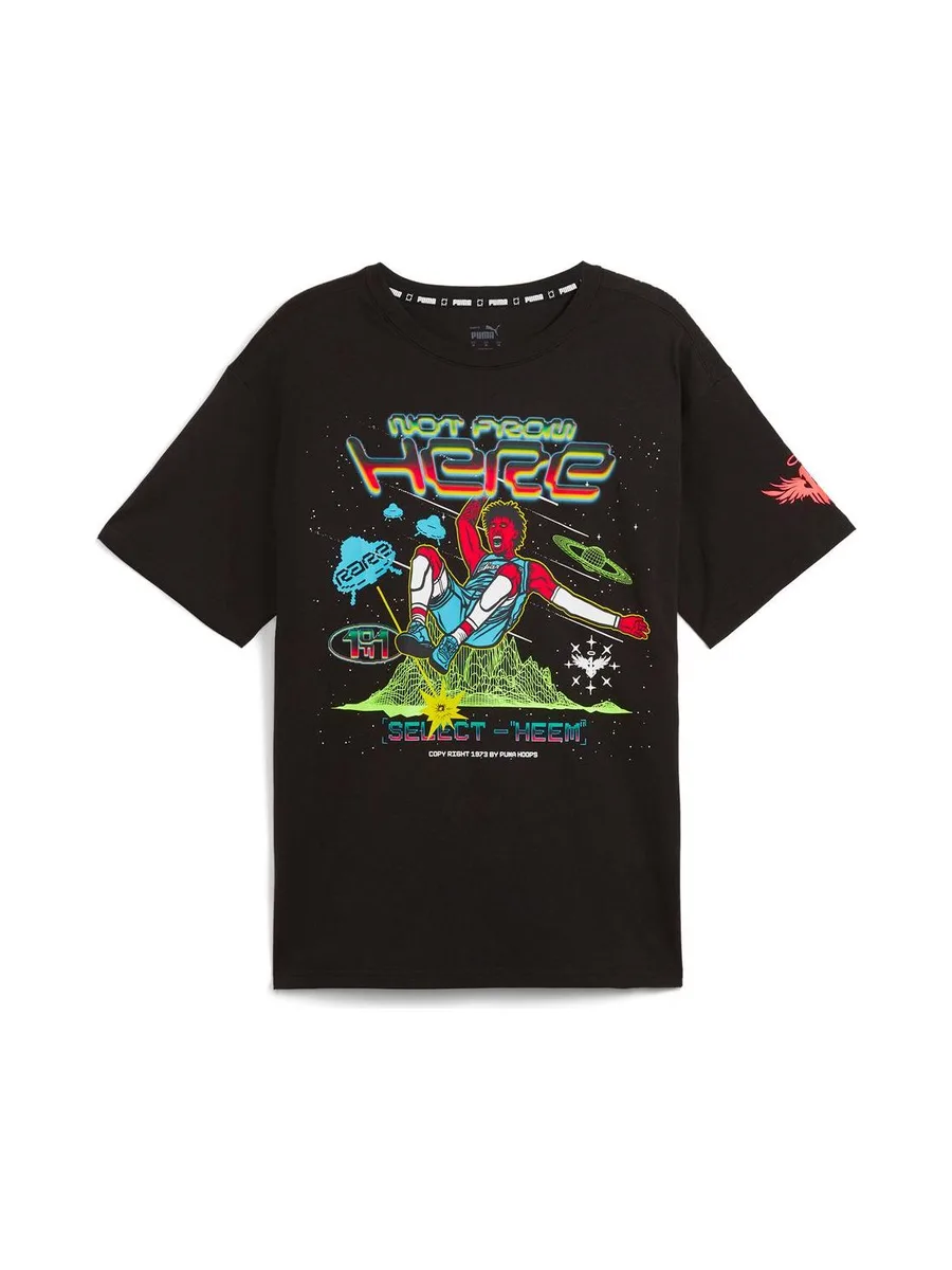 T-Shirt Noir Homme Puma Melo 627788 1