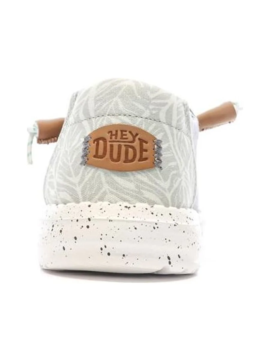 Chaussures Grise Chiné Femme Hey Dude Wendy Heathered Slub 3