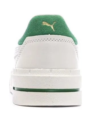Baskets Blanches/Vertes Femme Puma Cali Court 3