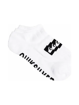x3 Chaussettes Blanches/Noires Homme Quiksilver 3ankle 1