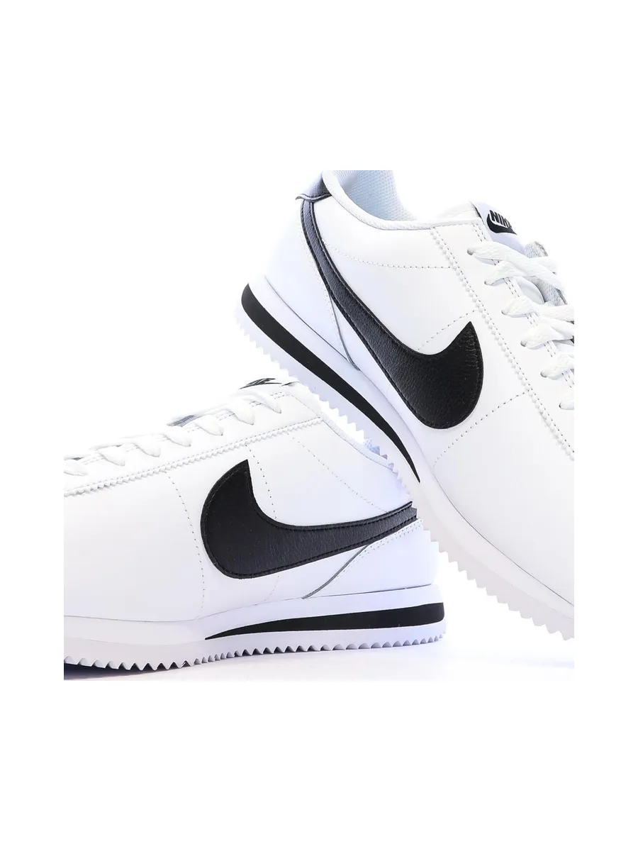Baskets Blanc/Noir Homme Nike Cortez 8