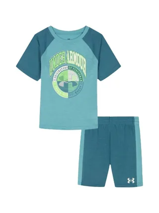 Ensemble Bleu Garçon Under Armour Rival 1