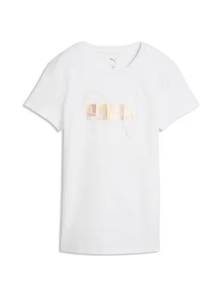 T-Shirt Blanc Femme Puma Metalli 1