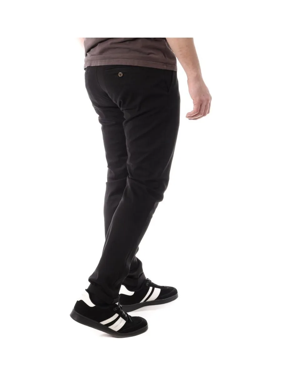 Chino Noir Homme Paname Brothers Costa 3