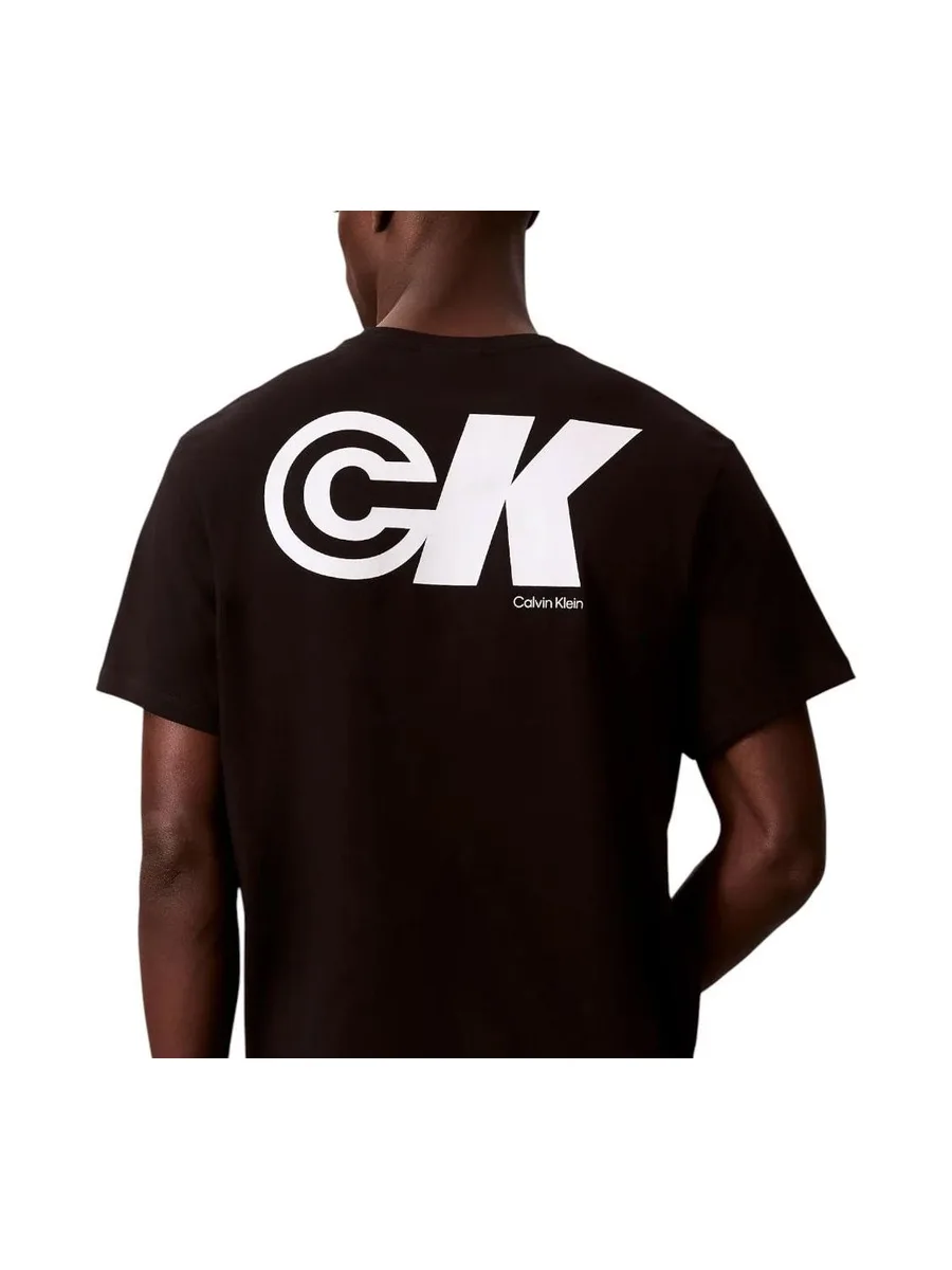 T-Shirt Noir Homme Calvin Klein Jeans 20s Ck Sport 3