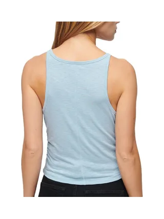 Débardeur Bleu Femme Superdry Ruched 2