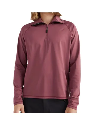 Polaire à Col 1/4 de zip Rose Homme O'Neill Clime 1